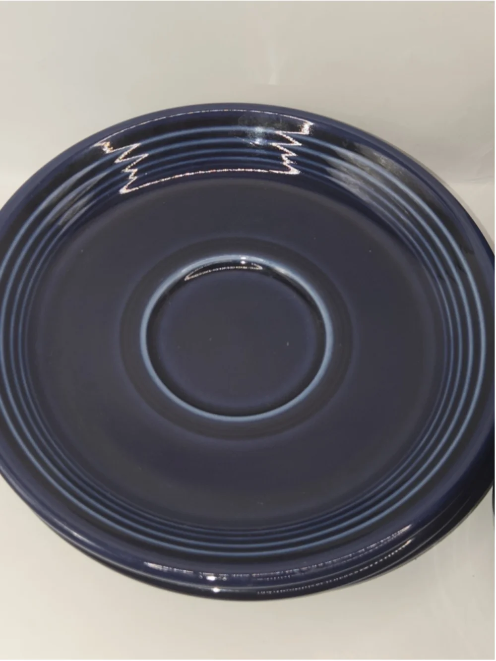 Vintage 4-Piece Fiesta Cobalt Blue Cup & Saucer Set USA Homer Laughlin